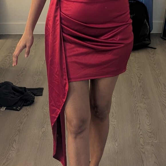 Red Evening Dress - Picture 2 of 2